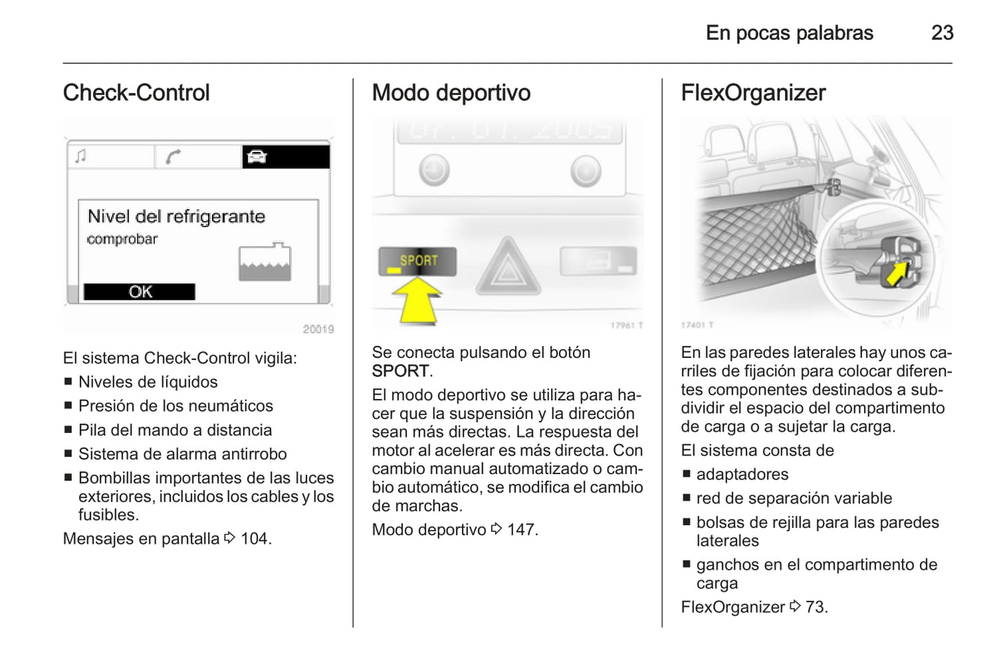 2014 Opel Zafira Manuel du propriétaire | Espagnol