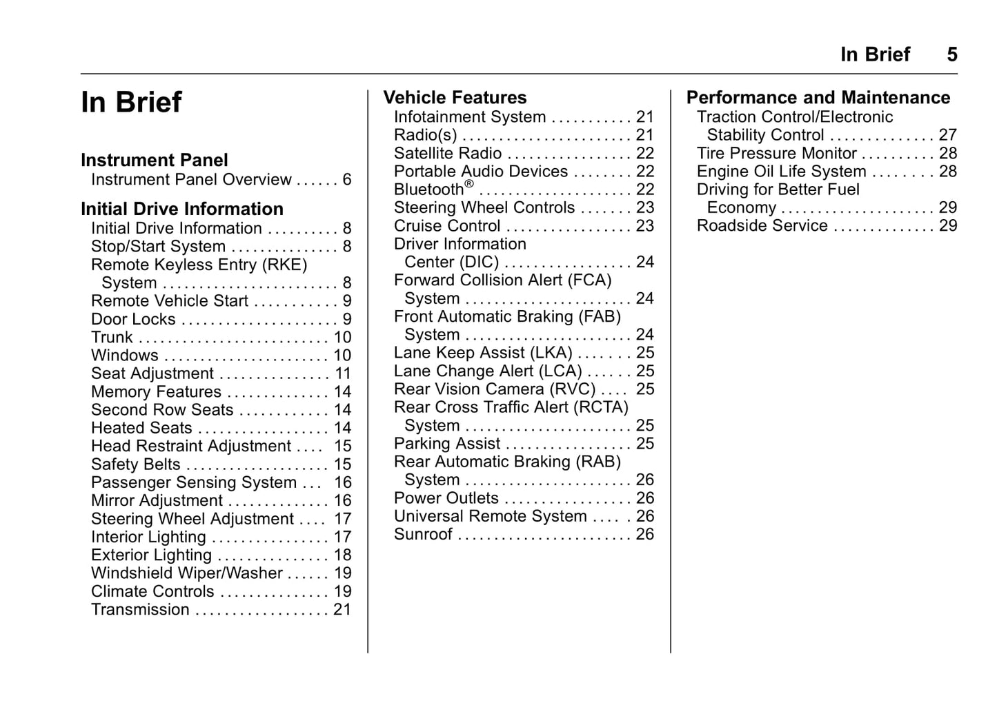 2013-2015 Cadillac ATS/ATS-V Manuel du propriétaire | Anglais