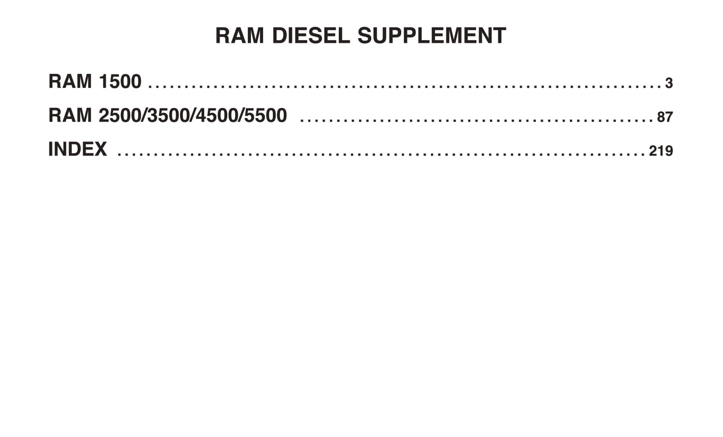 2018 Ram Truck Manuel du propriétaire | Anglais