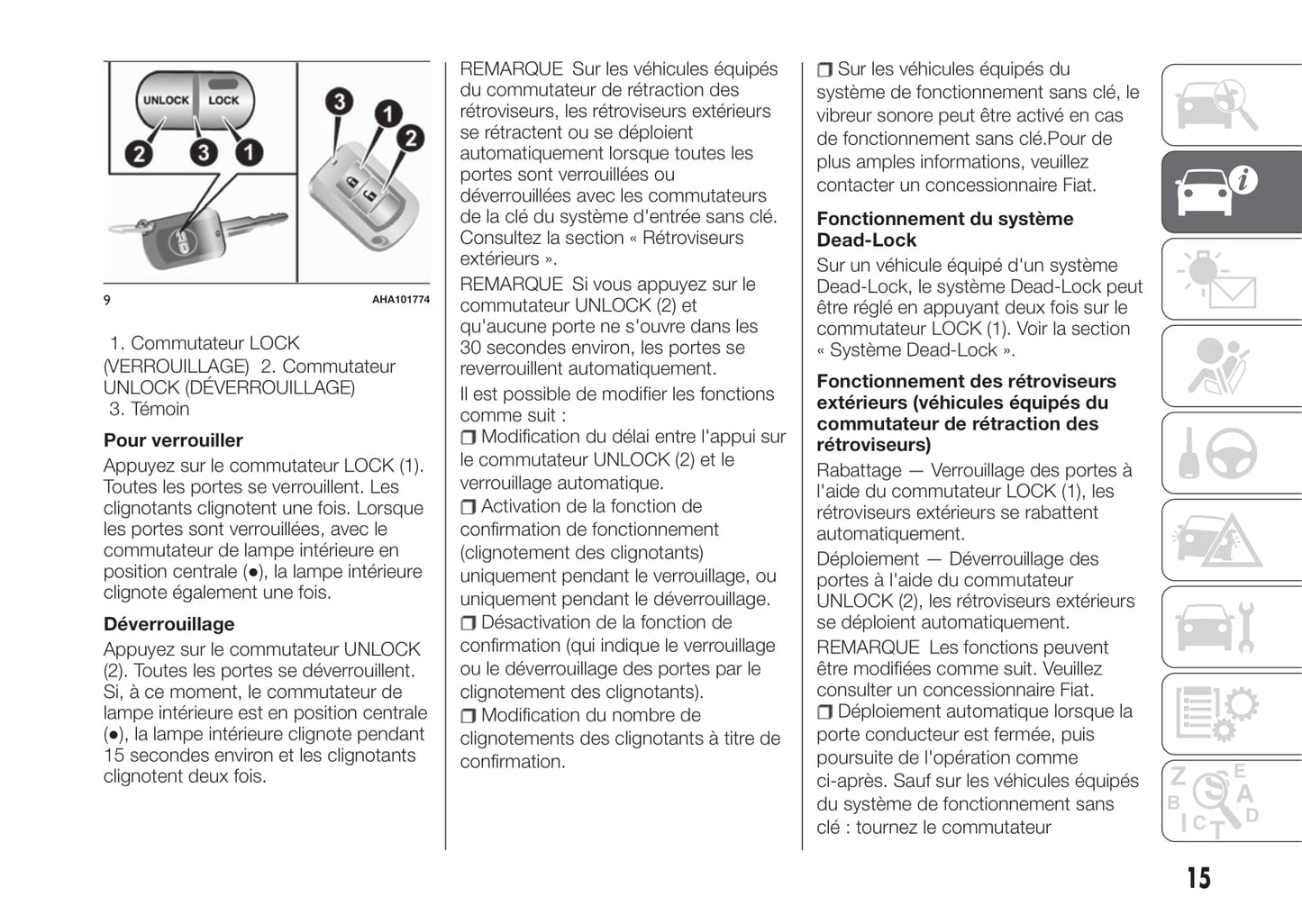 2017-2018 Fiat Fullback Owner's Manual | French