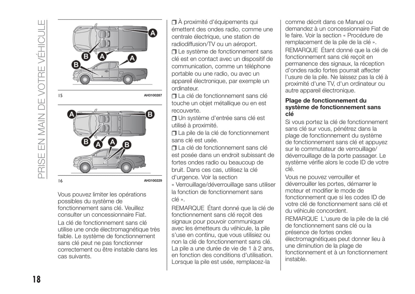 2017-2018 Fiat Fullback Owner's Manual | French