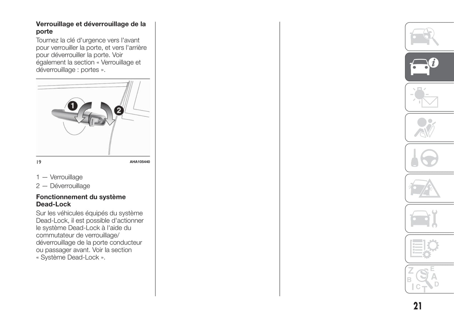 2017-2018 Fiat Fullback Owner's Manual | French