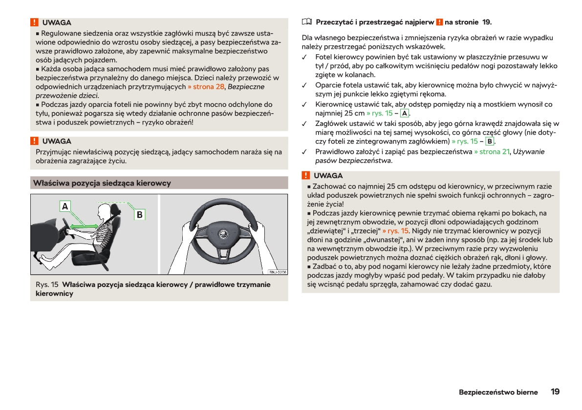 2012-2019 Skoda Rapid Manuel du propriétaire | Polonais