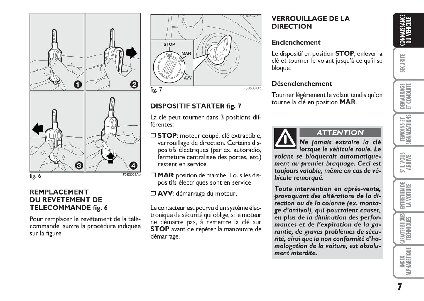 2008-2016 Abarth 500 Owner's Manual | French