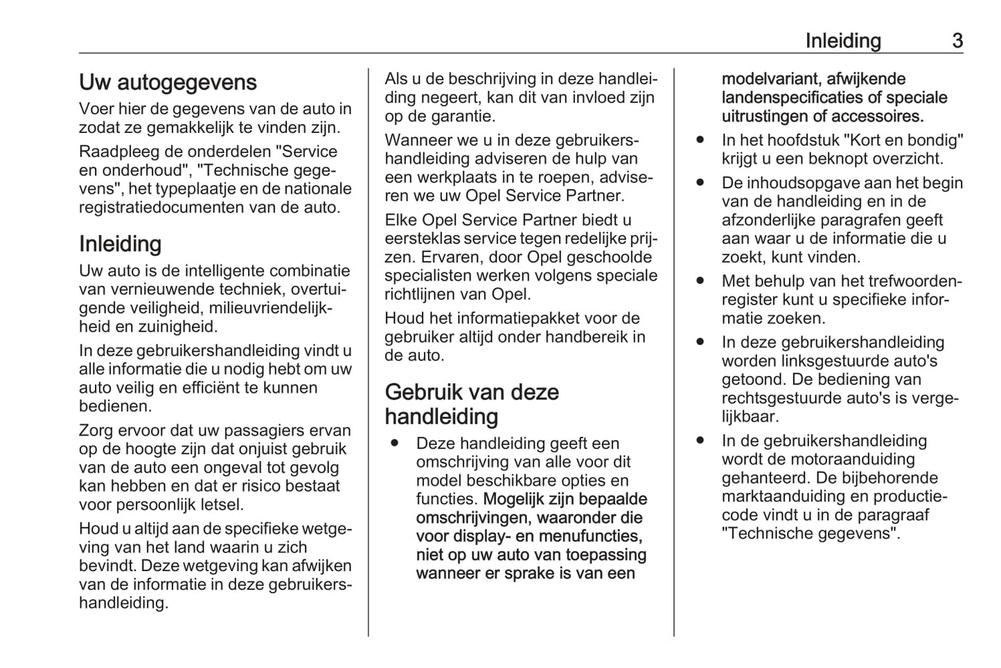 2020 Opel Grandland X/Grandland X Hybrid Owner's Manual | Dutch