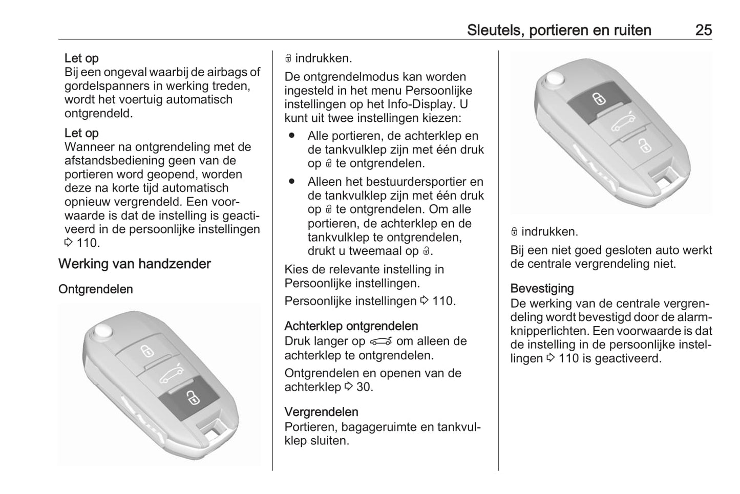2020 Opel Grandland X/Grandland X Hybrid Owner's Manual | Dutch