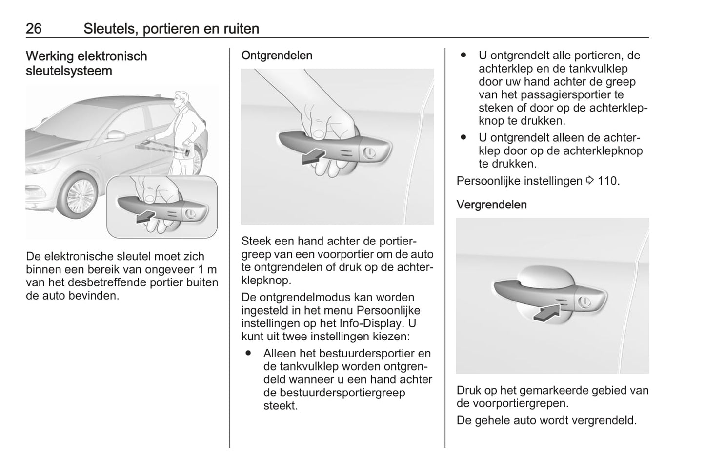 2020 Opel Grandland X/Grandland X Hybrid Owner's Manual | Dutch