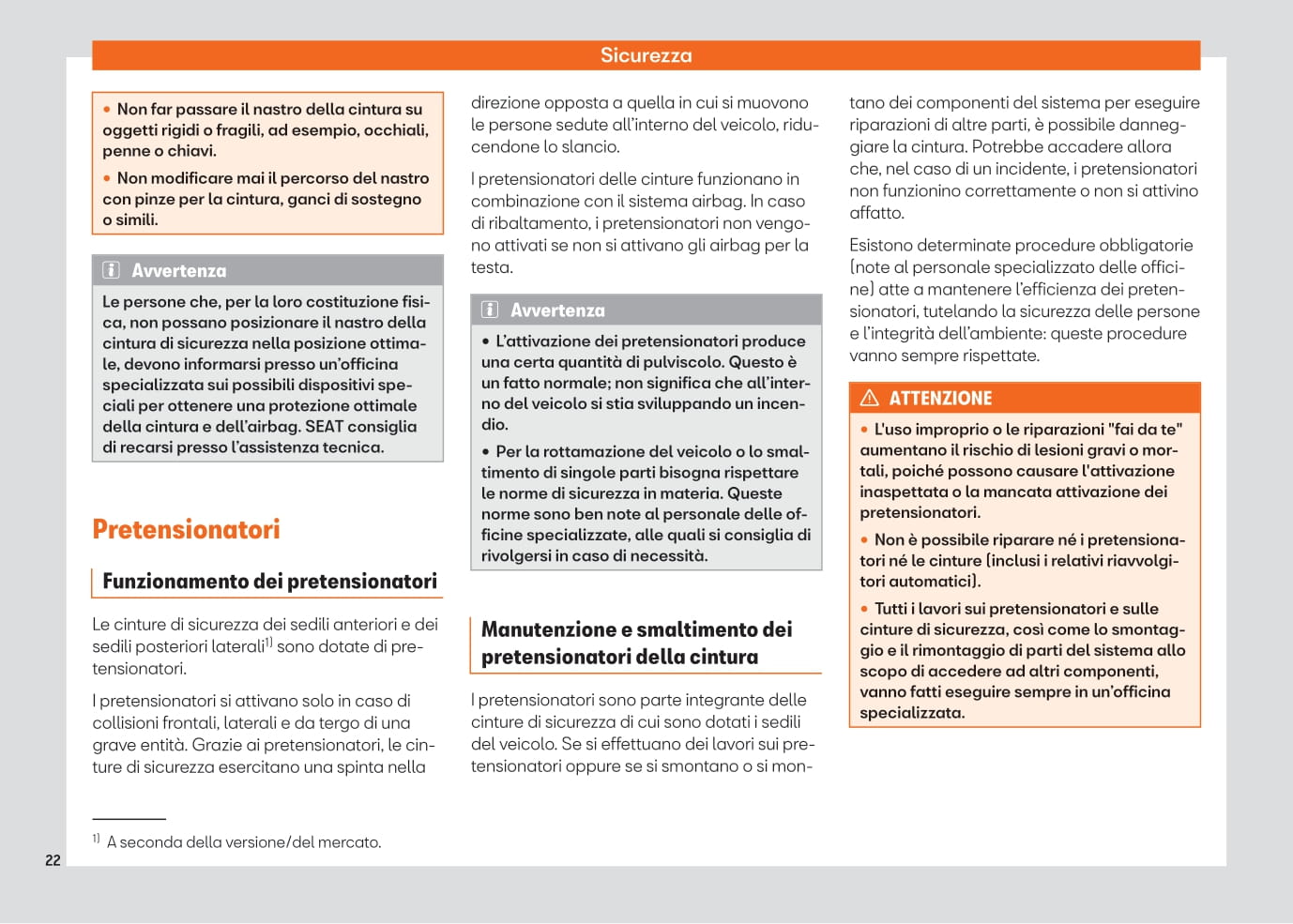 2021-2023 Seat Arona Manuel du propriétaire | Italien