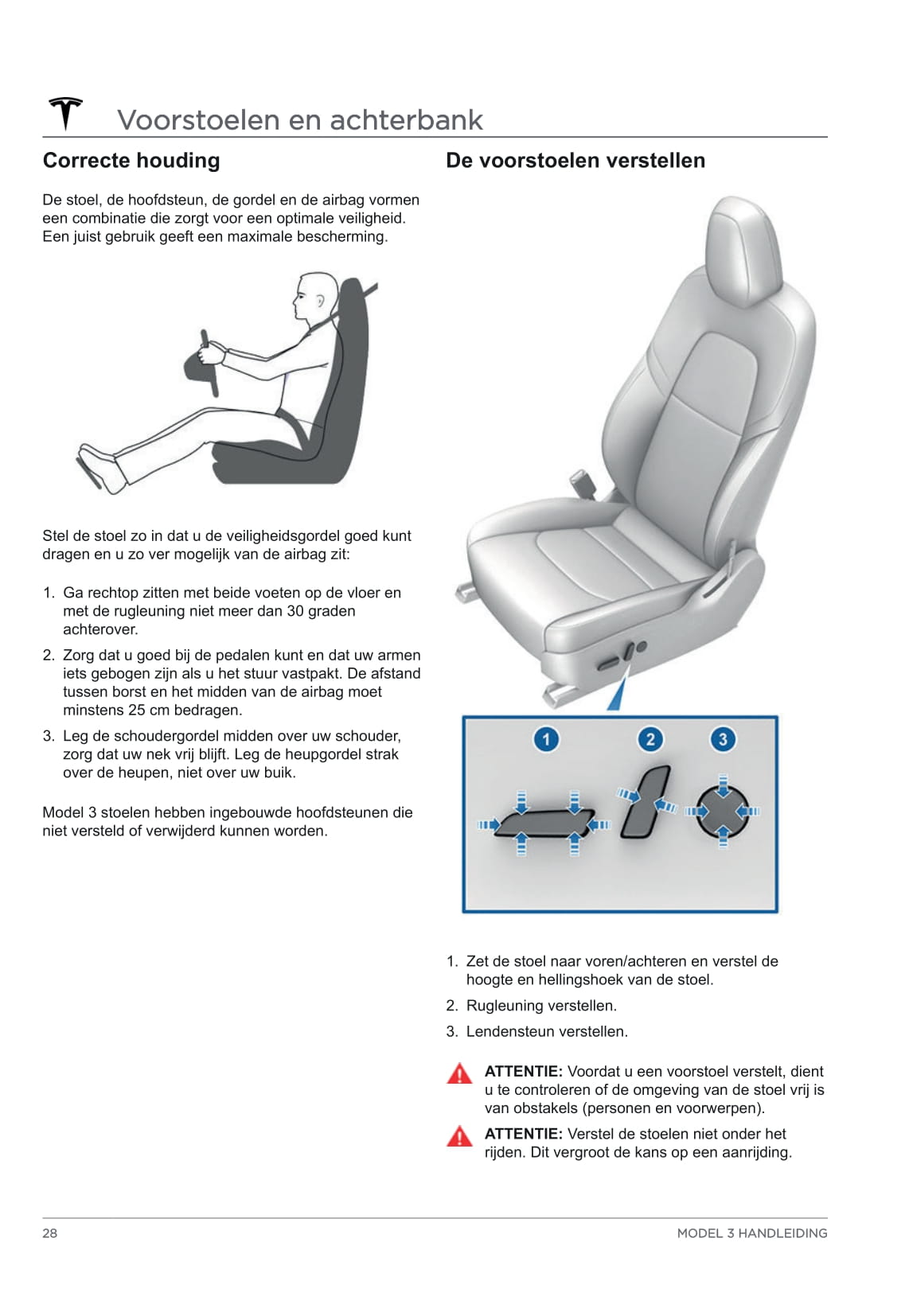 2020 Tesla Model 3 Owner's Manual | Dutch