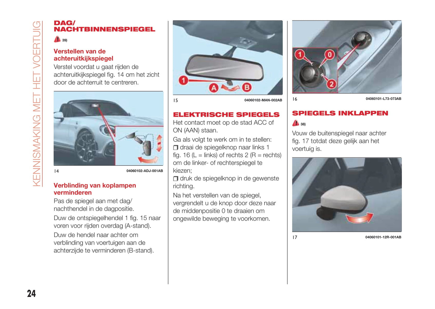 2016-2018 Abarth 124 Spider Manuel du propriétaire | Néerlandais