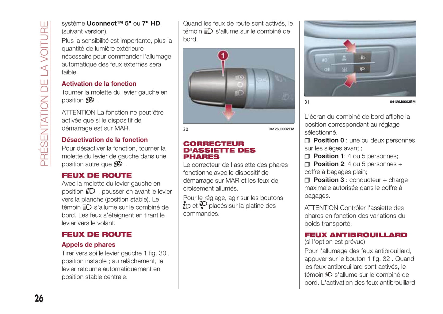2017-2018 Fiat Tipo 5 Doors/Tipo Station Wagon Owner's Manual | French