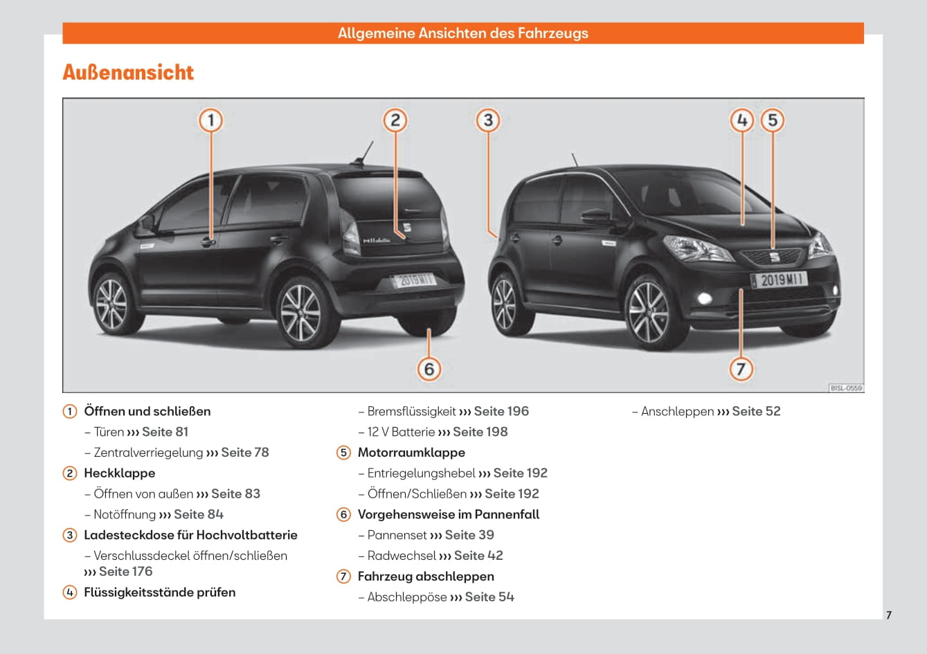 2019-2023 Seat Mii Manuel du propriétaire | Allemand