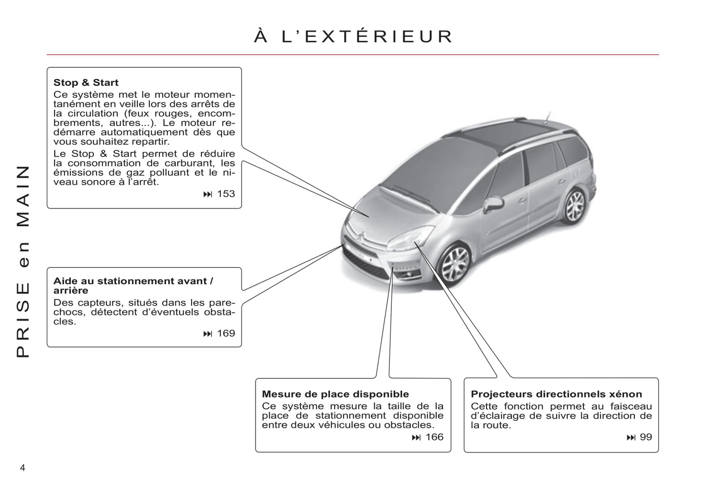 2011-2013 Citroën C4 Picasso/C4 Grand Picasso Owner's Manual | French