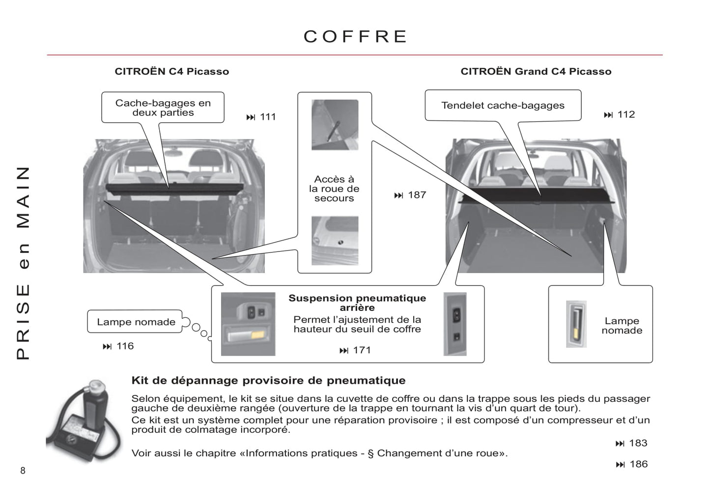 2011-2013 Citroën C4 Picasso/C4 Grand Picasso Owner's Manual | French