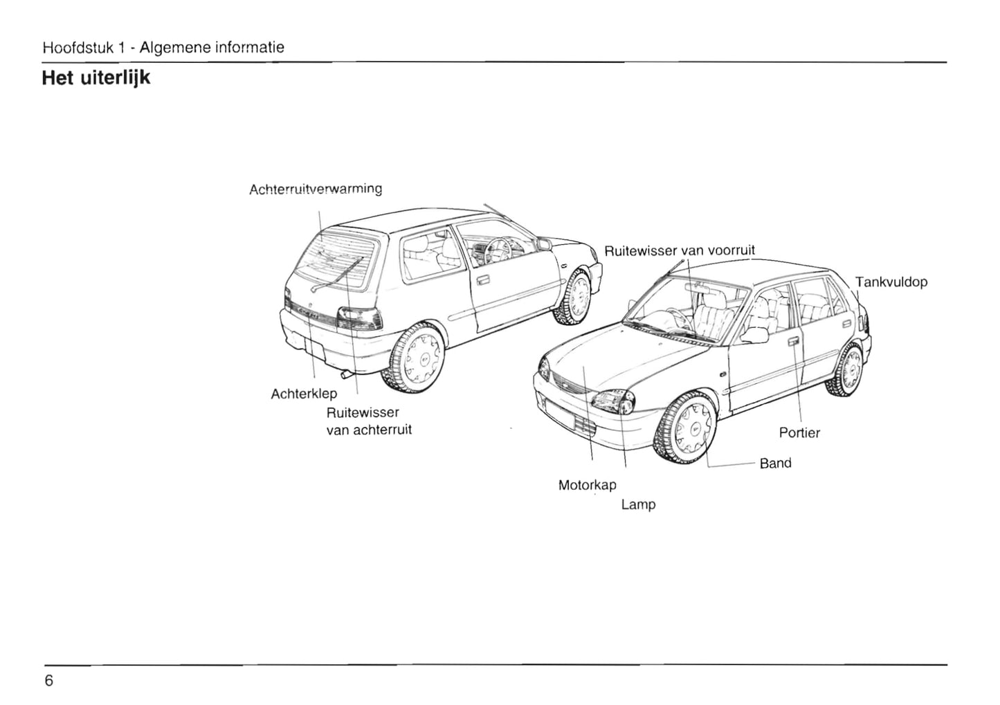 1989-2001 Daihatsu Cuore Owner's Manual | Dutch
