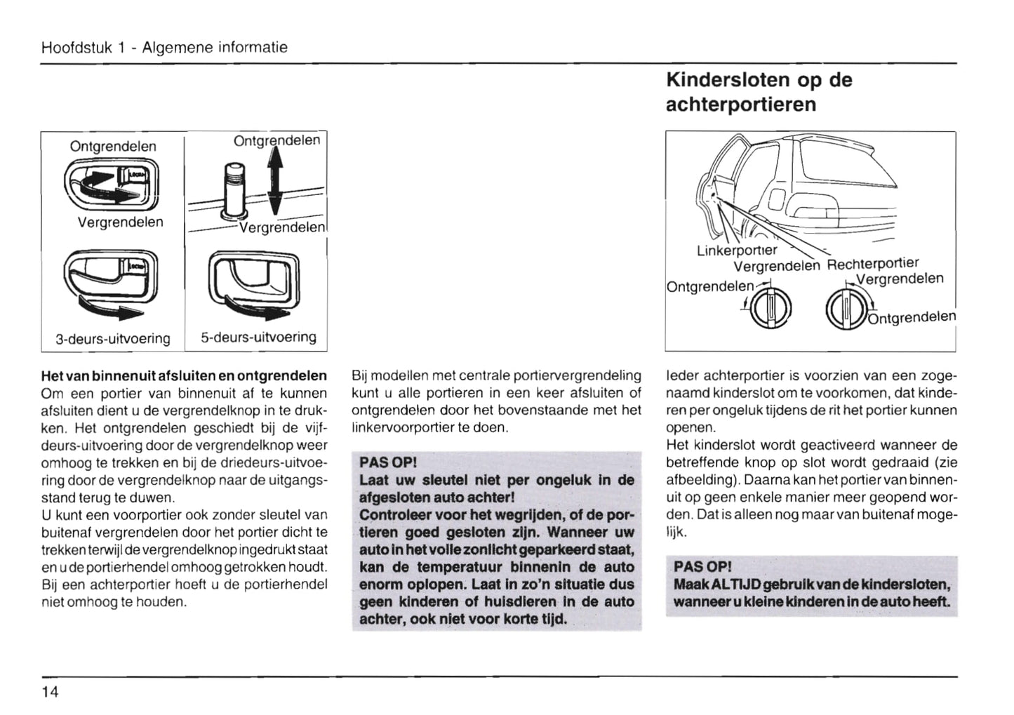 1989-2001 Daihatsu Cuore Owner's Manual | Dutch