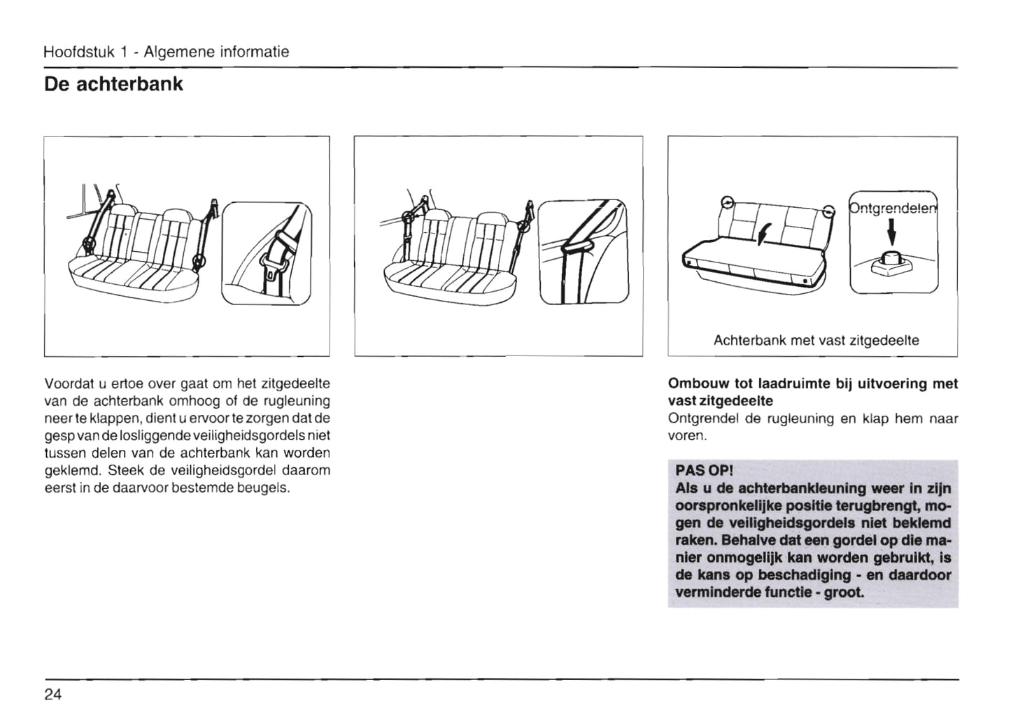 1989-2001 Daihatsu Cuore Owner's Manual | Dutch