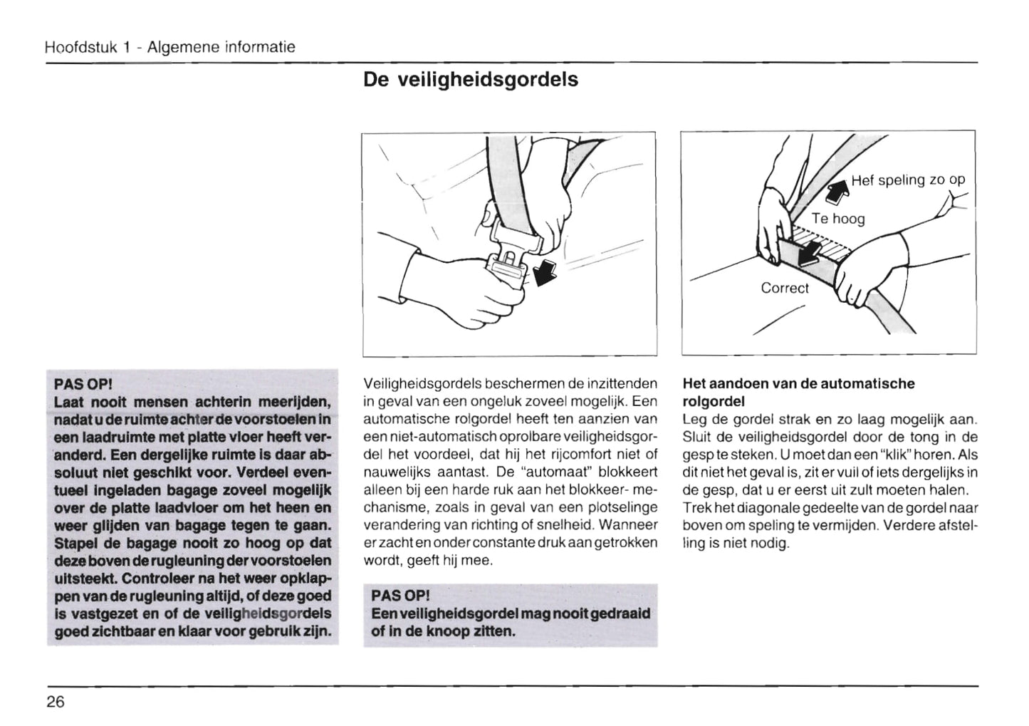 1989-2001 Daihatsu Cuore Owner's Manual | Dutch