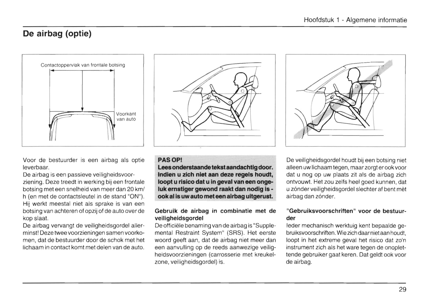 1989-2001 Daihatsu Cuore Owner's Manual | Dutch