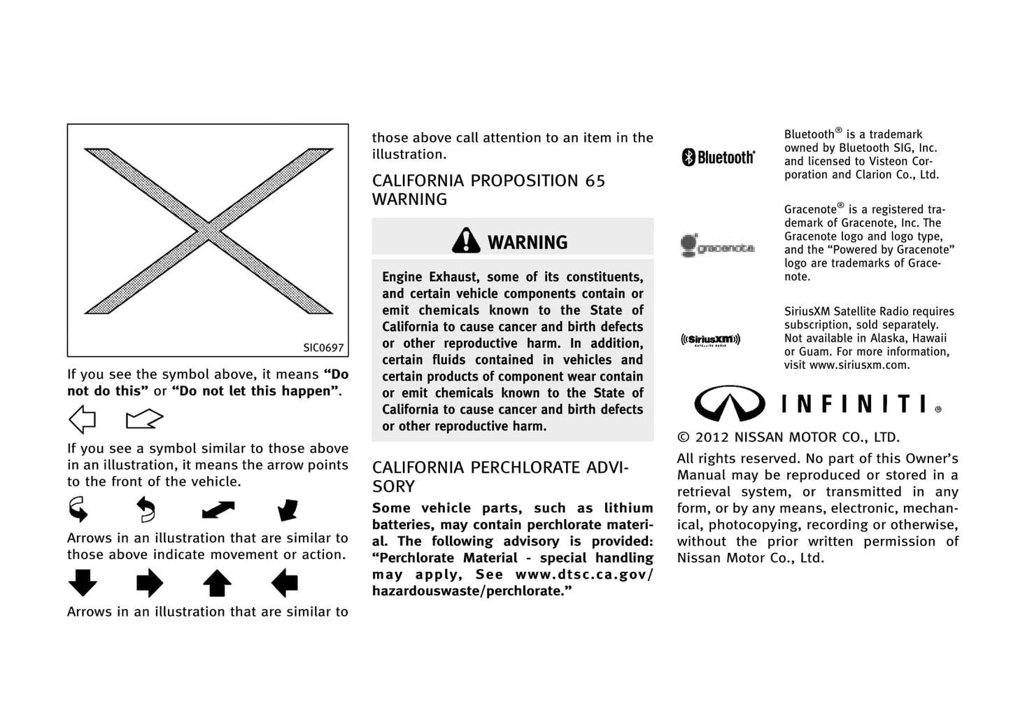 2008-2013 Infiniti FX Manuel du propriétaire | Anglais