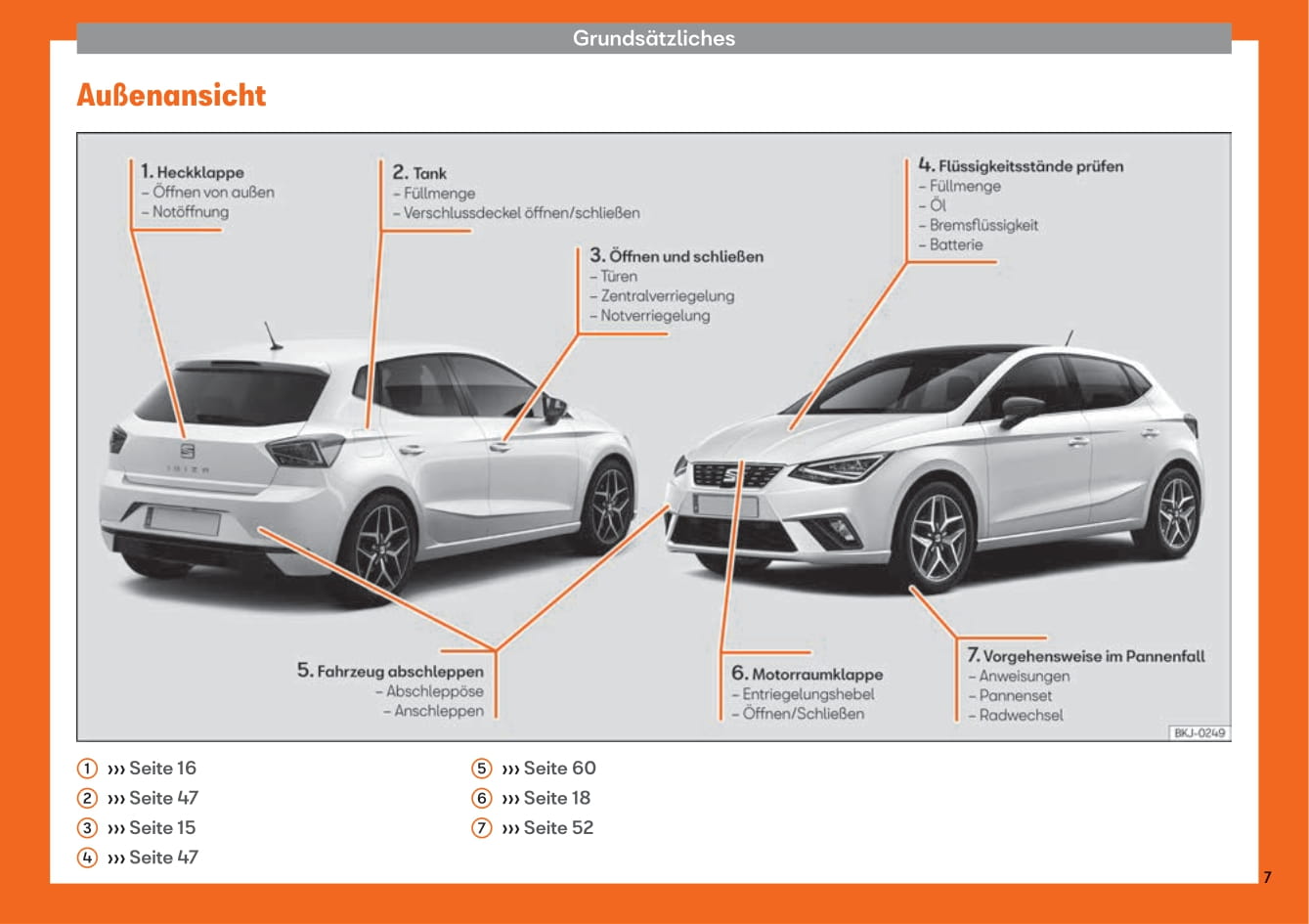 2017-2021 Seat Ibiza Manuel du propriétaire | Allemand