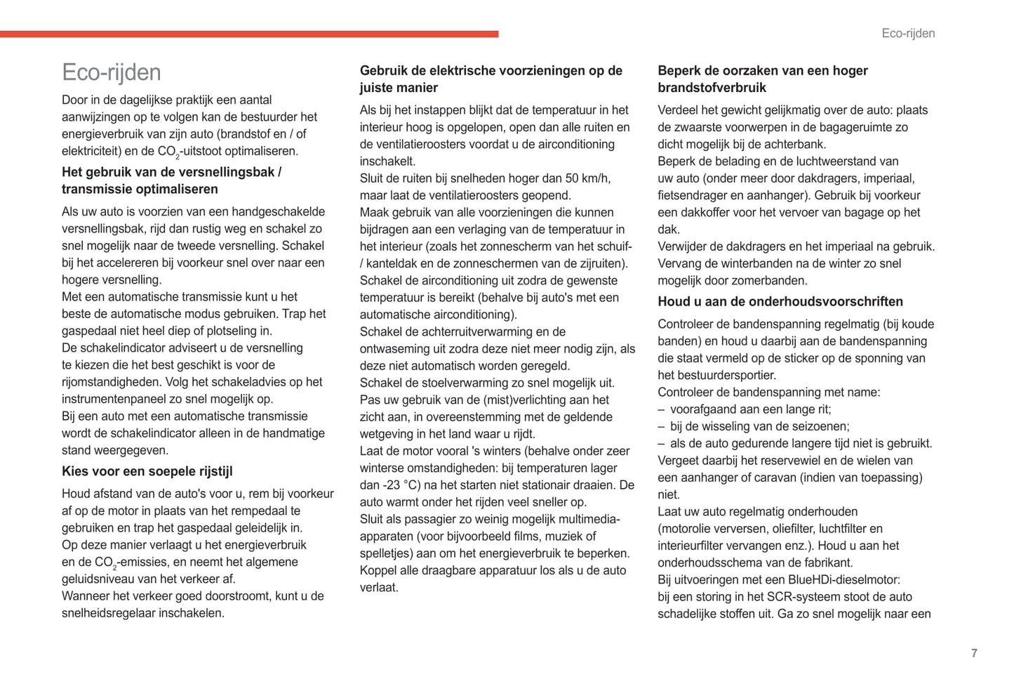 2021-2024 Citroën C3 Aircross Owner's Manual | Dutch