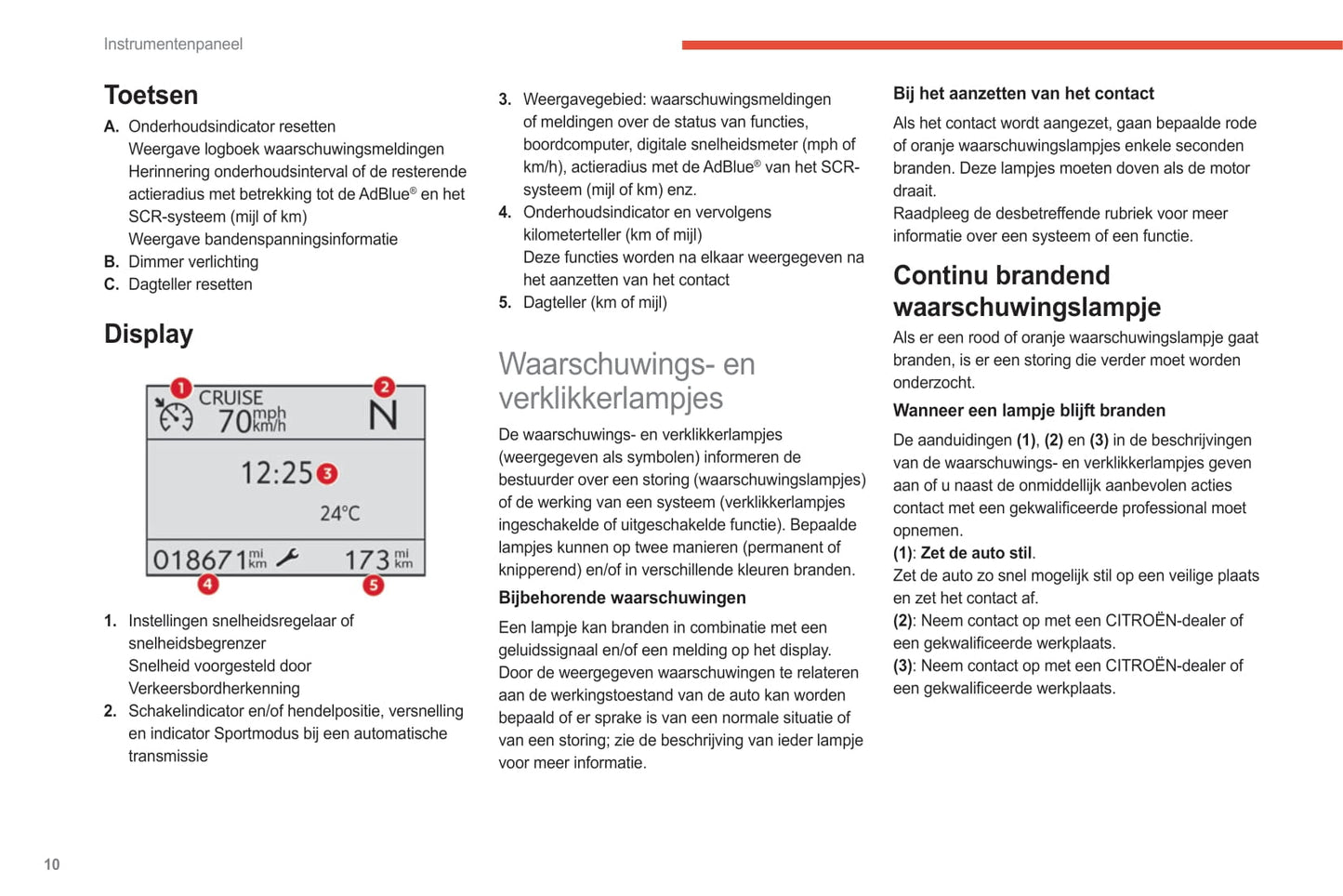 2021-2024 Citroën C3 Aircross Owner's Manual | Dutch