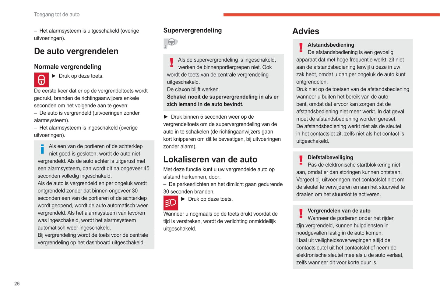 2021-2024 Citroën C3 Aircross Owner's Manual | Dutch