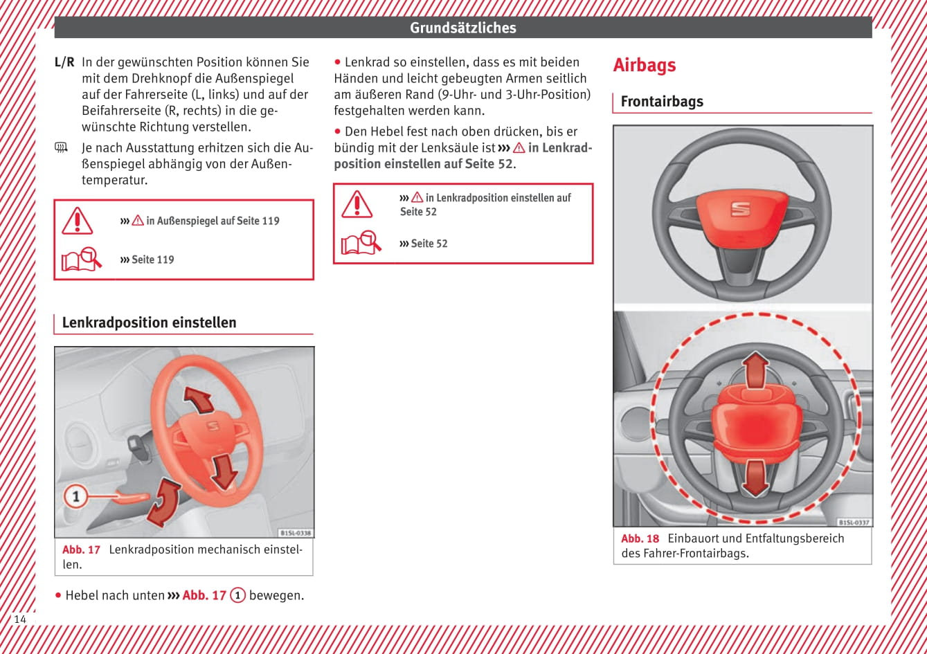 2012-2019 Seat Mii Manuel du propriétaire | Allemand