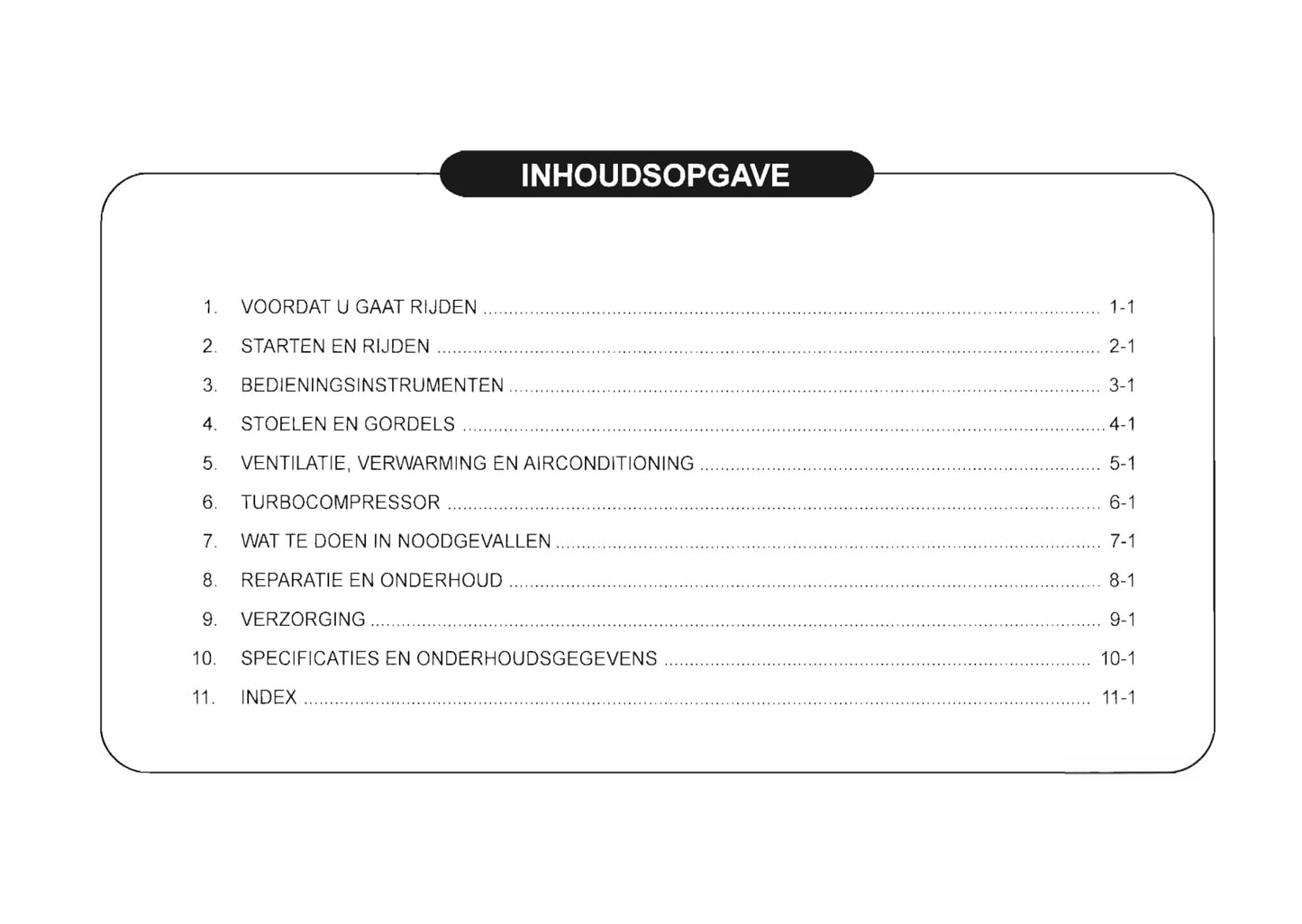 2001-2006 SsangYong Rexton Manuel du propriétaire | Néerlandais