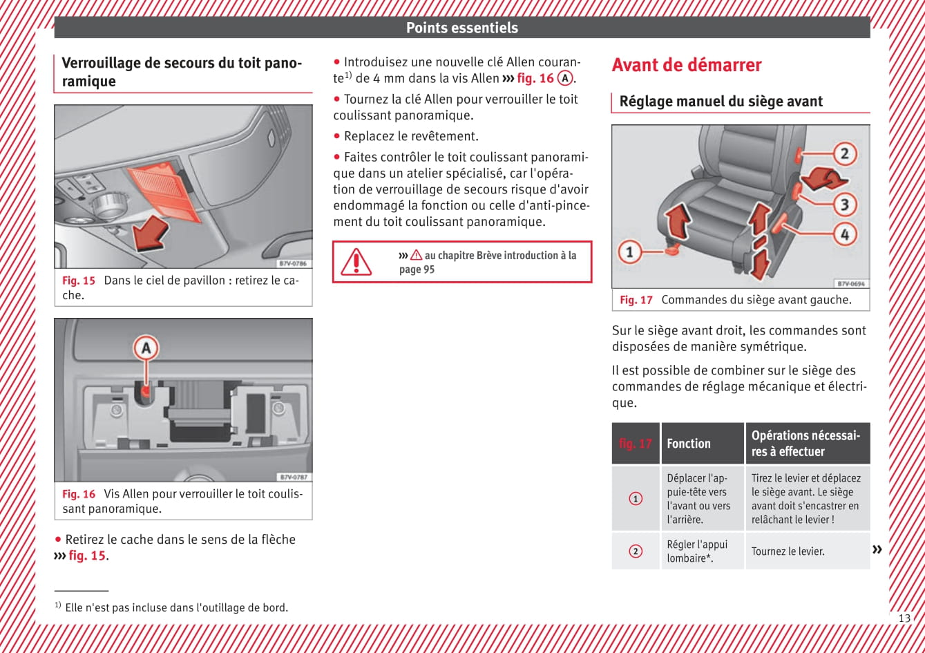 2010-2015 Seat Alhambra Manuel du propriétaire | Français
