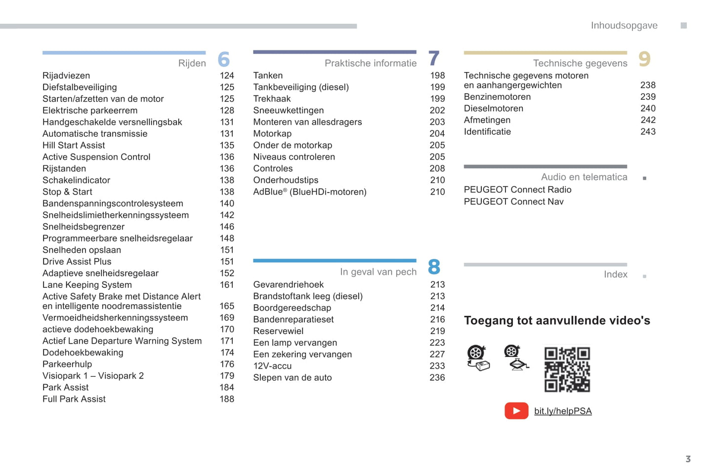 2018-2019 Peugeot 508 Owner's Manual | Dutch