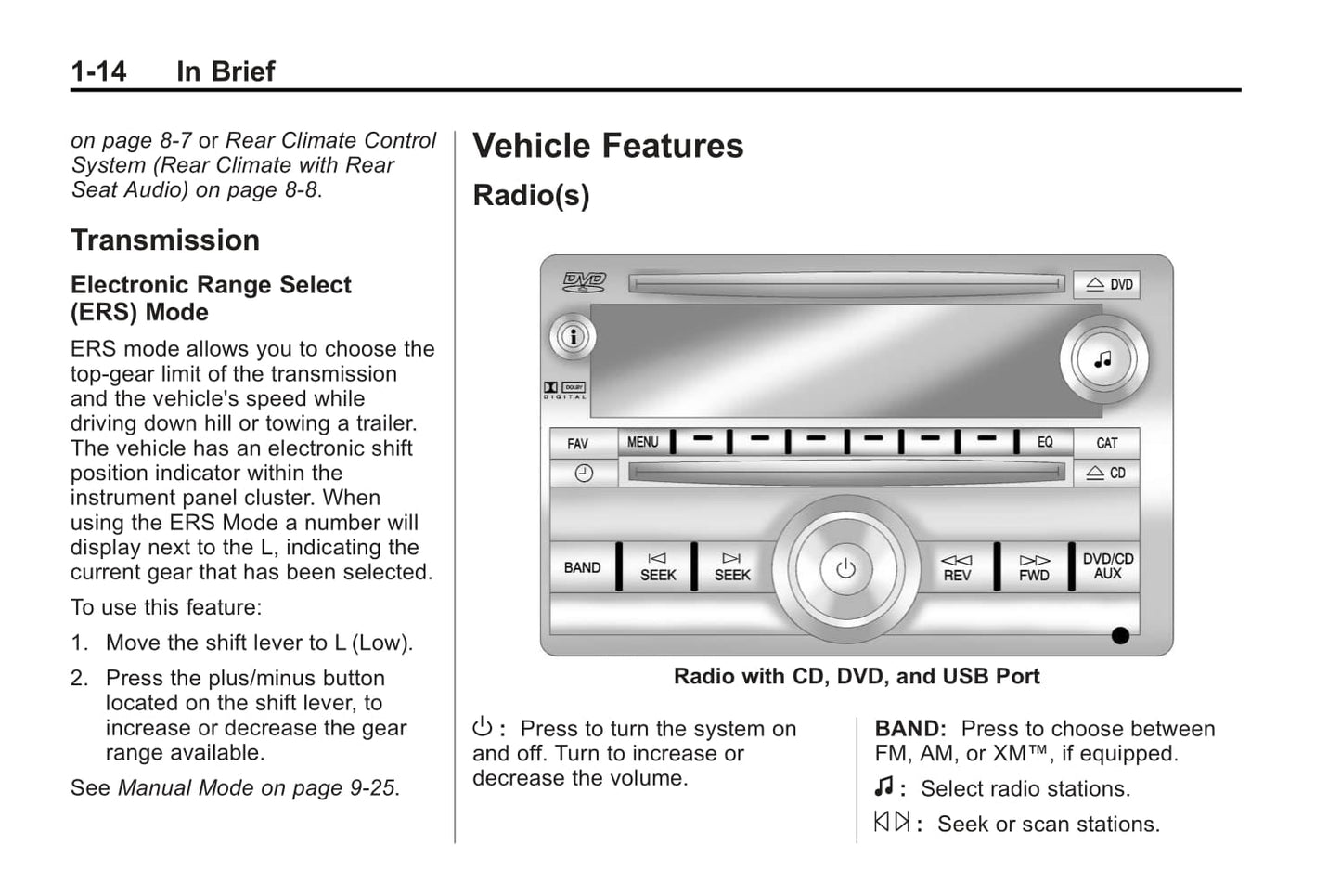 2011 Buick Enclave Manuel du propriétaire | Anglais