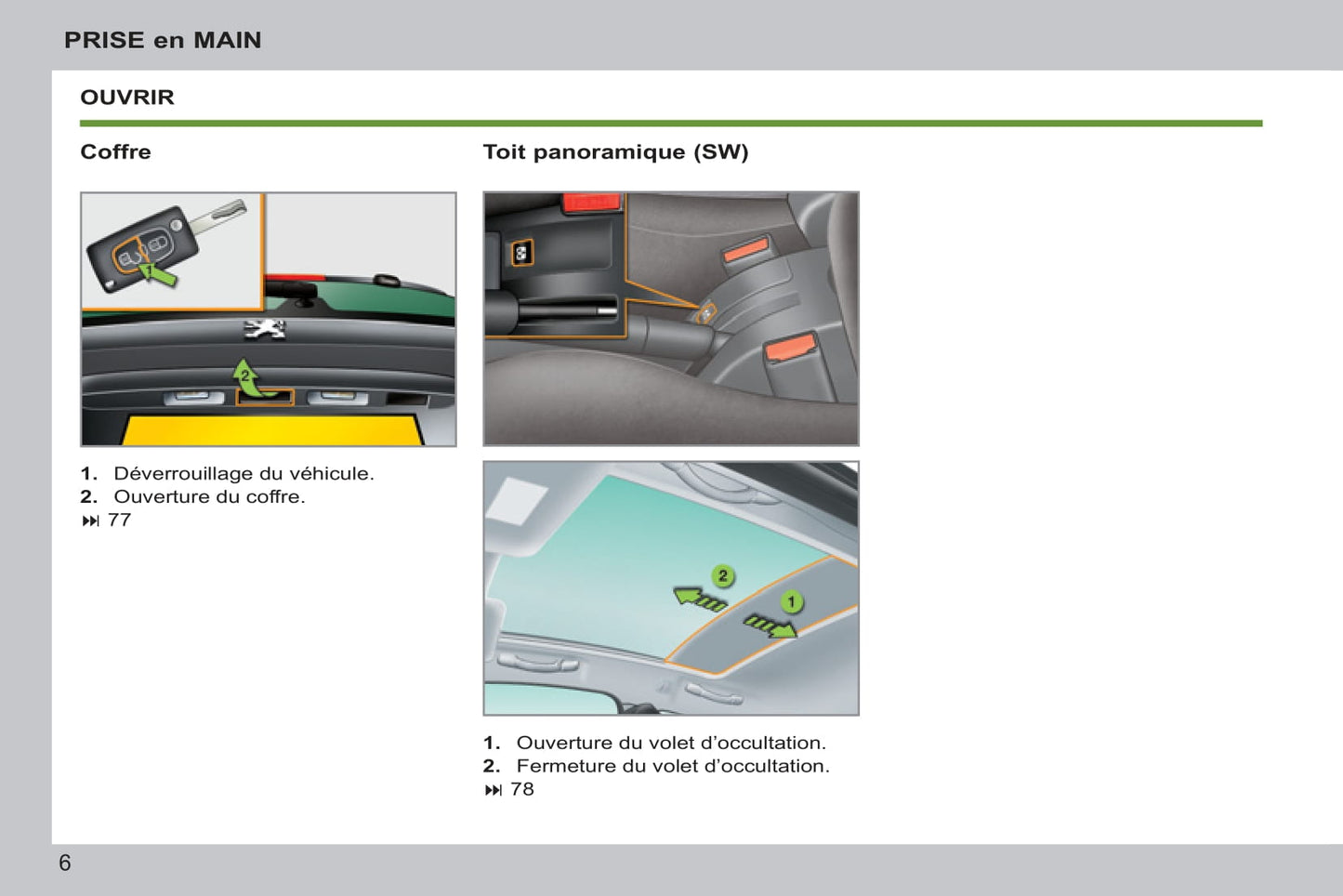 2011-2014 Peugeot 207/207 SW Manuel du propriétaire | Français