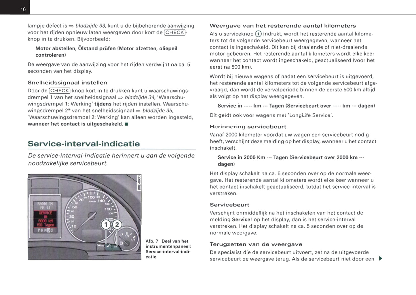2004-2007 Audi A4 Manuel du propriétaire | Néerlandais