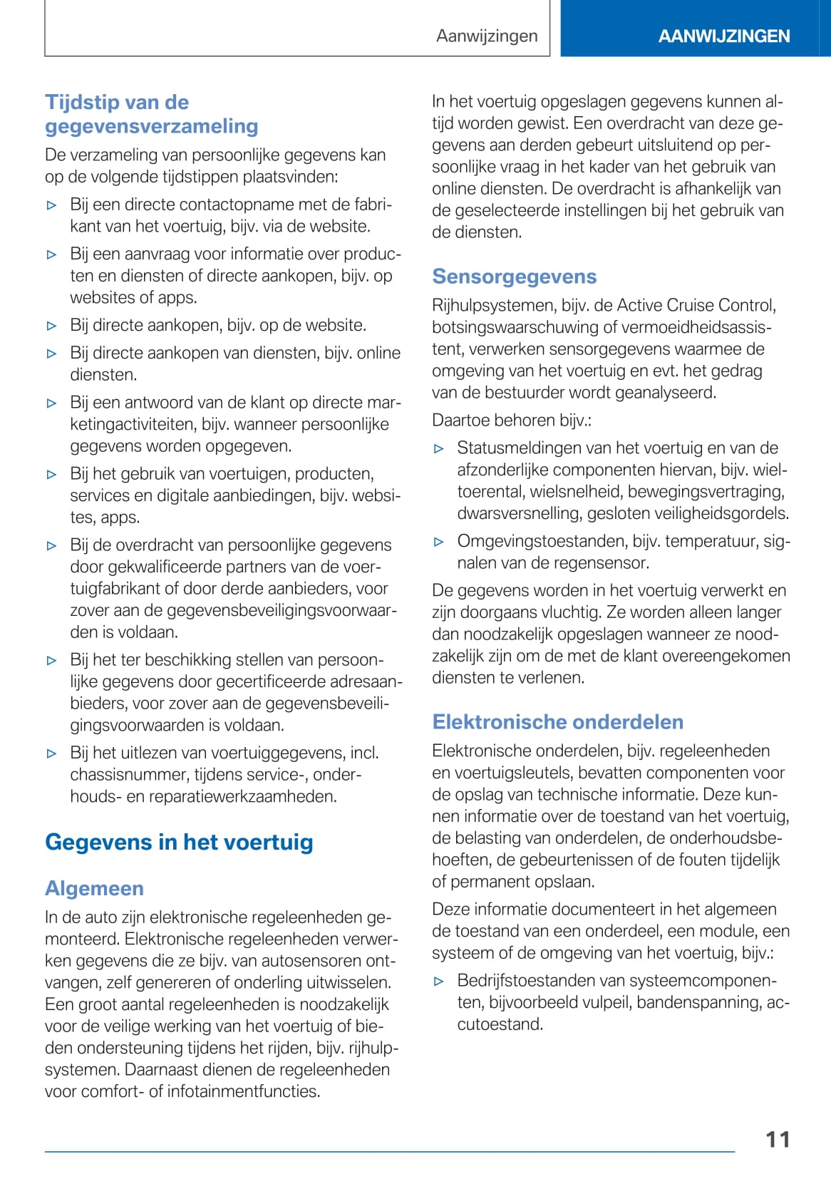 2020-2021 BMW X5 Owner's Manual | Dutch
