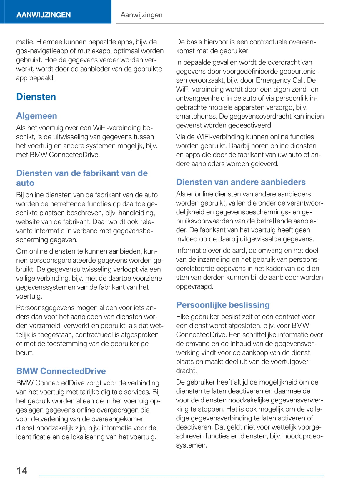 2020-2021 BMW X5 Owner's Manual | Dutch