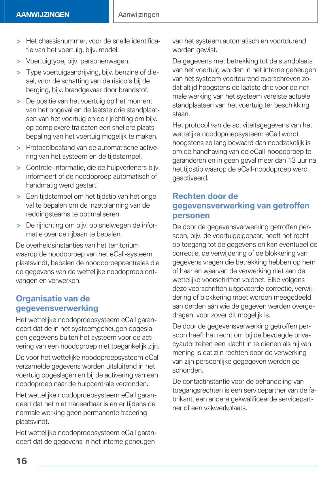 2020-2021 BMW X5 Owner's Manual | Dutch