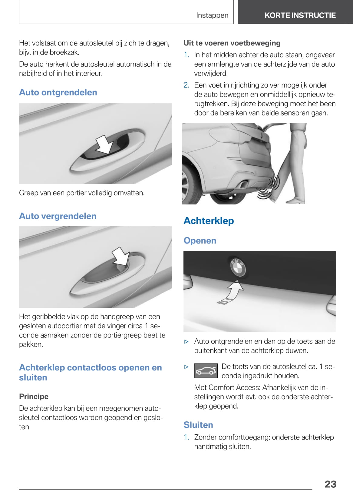 2020-2021 BMW X5 Owner's Manual | Dutch