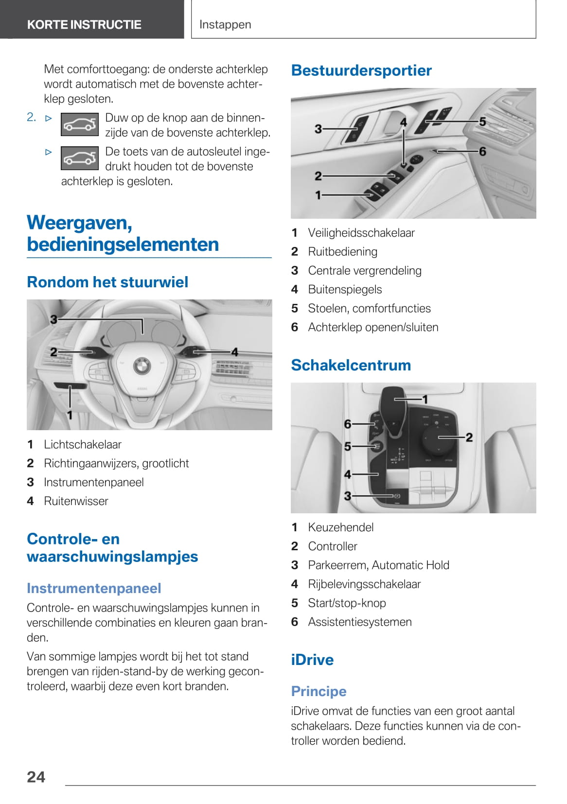 2020-2021 BMW X5 Owner's Manual | Dutch