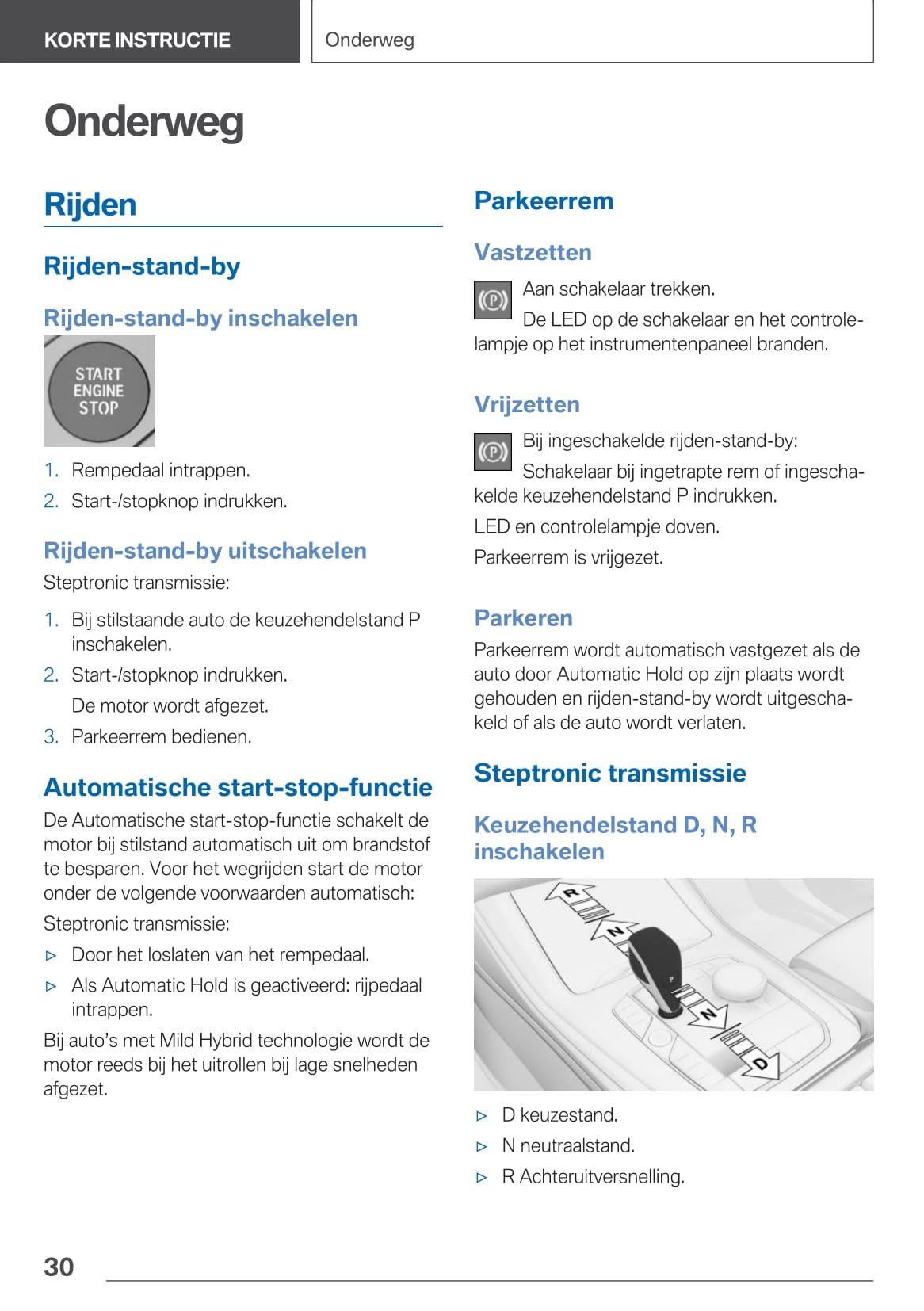 2020-2021 BMW X5 Owner's Manual | Dutch