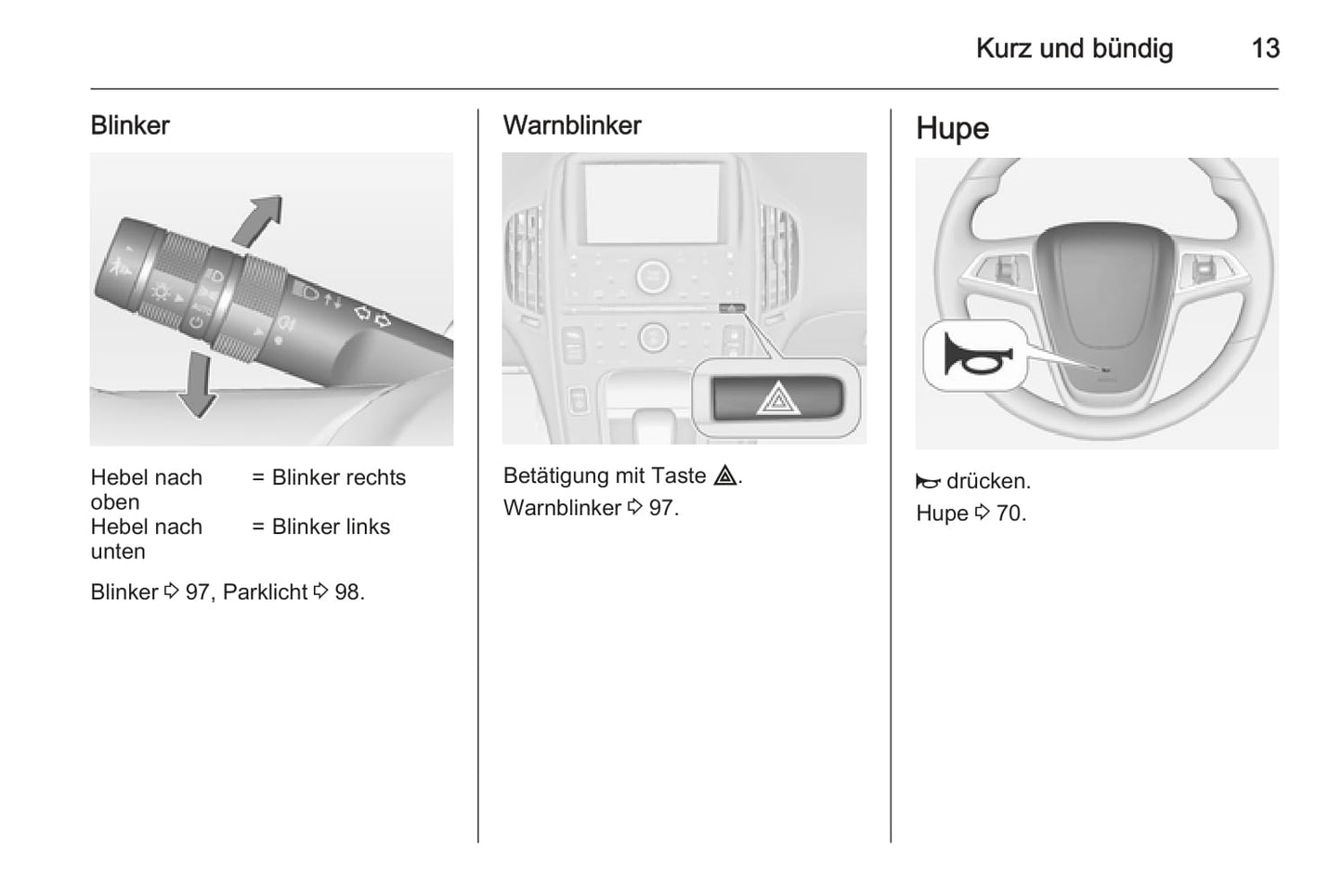 2014-2017 Opel Ampera Manuel du propriétaire | Allemand