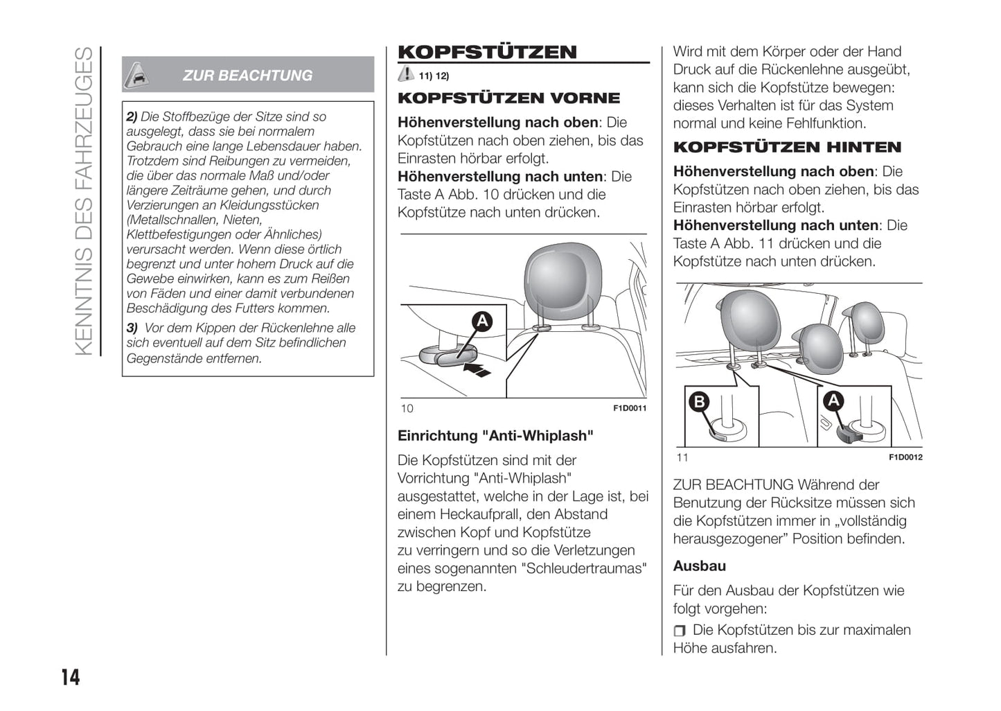 2016-2017 Fiat Panda Owner's Manual | German