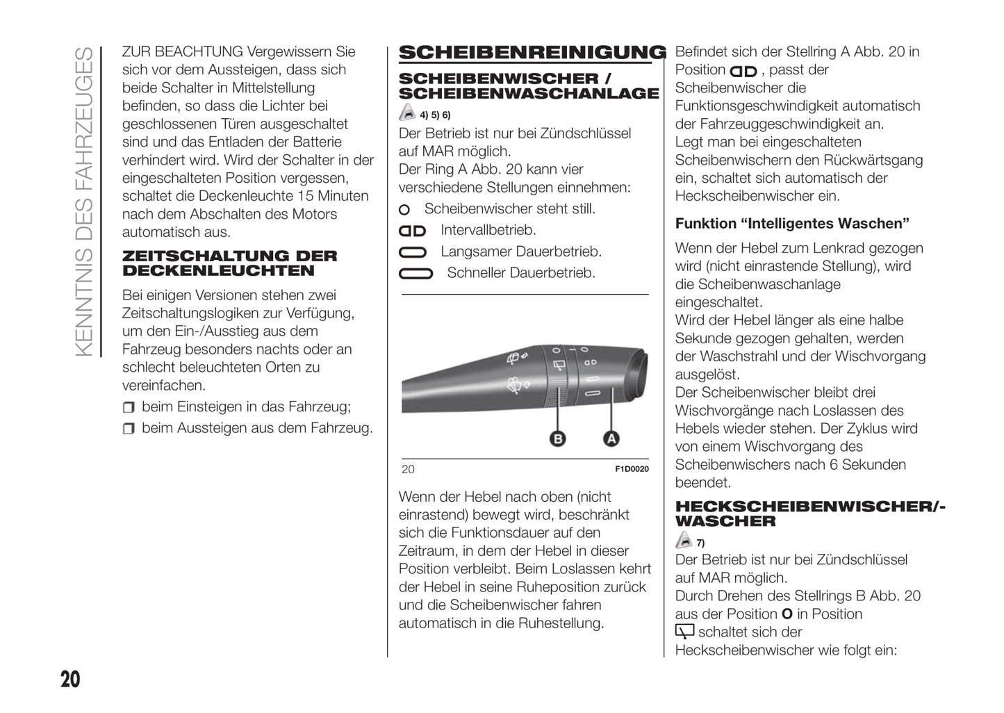 2016-2017 Fiat Panda Owner's Manual | German