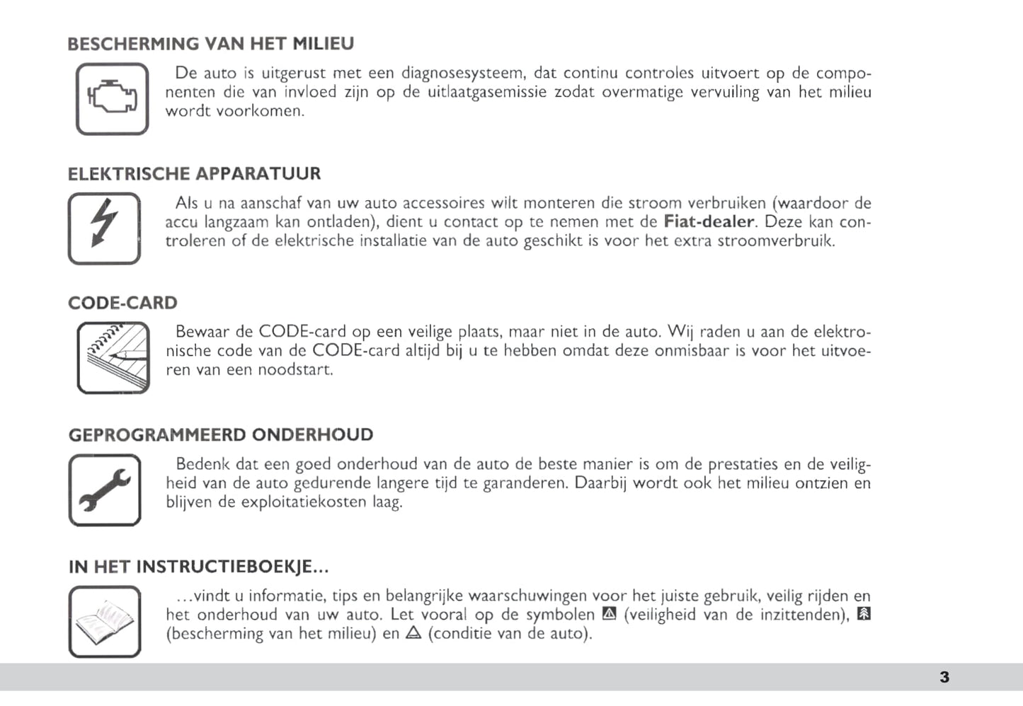 1995-2007 Fiat Scudo Manuel du propriétaire | Néerlandais