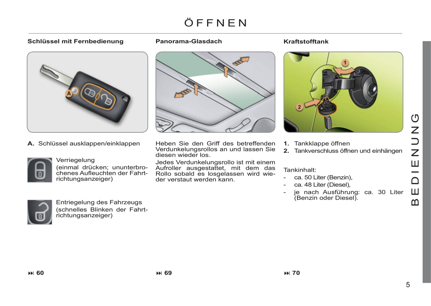 2008-2012 Citroën C3 Picasso Manuel du propriétaire | Allemand