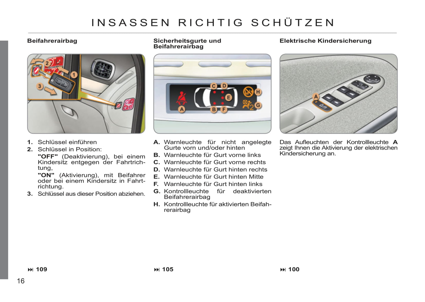 2008-2012 Citroën C3 Picasso Manuel du propriétaire | Allemand