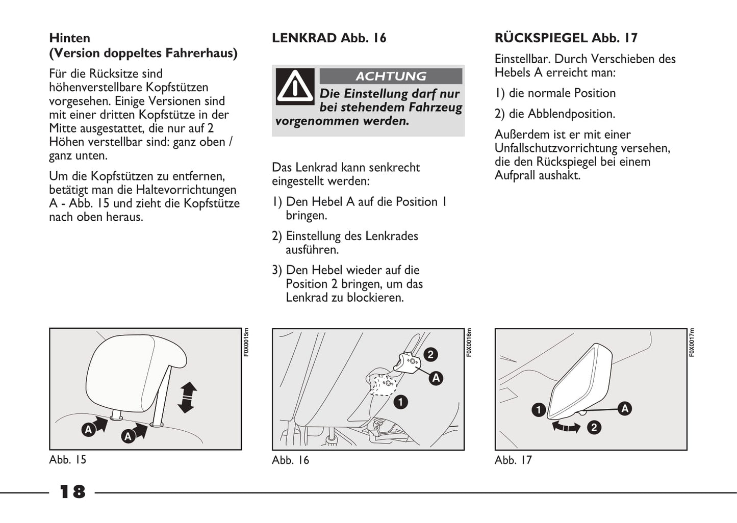 2012-2013 Fiat Strada Owner's Manual | German