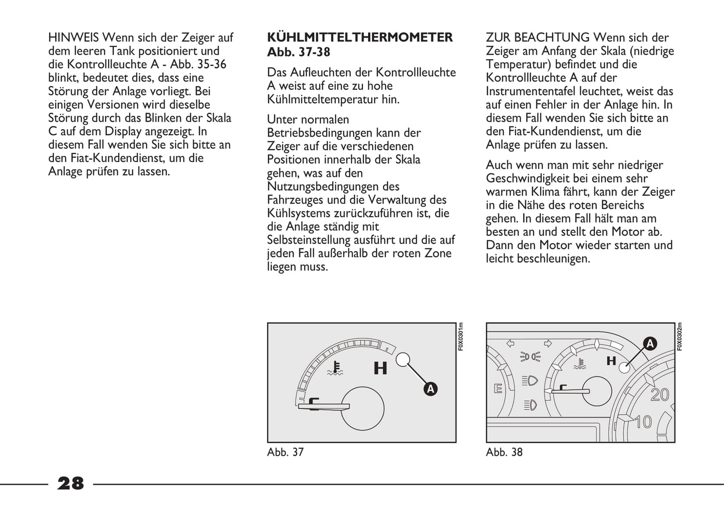 2012-2013 Fiat Strada Owner's Manual | German