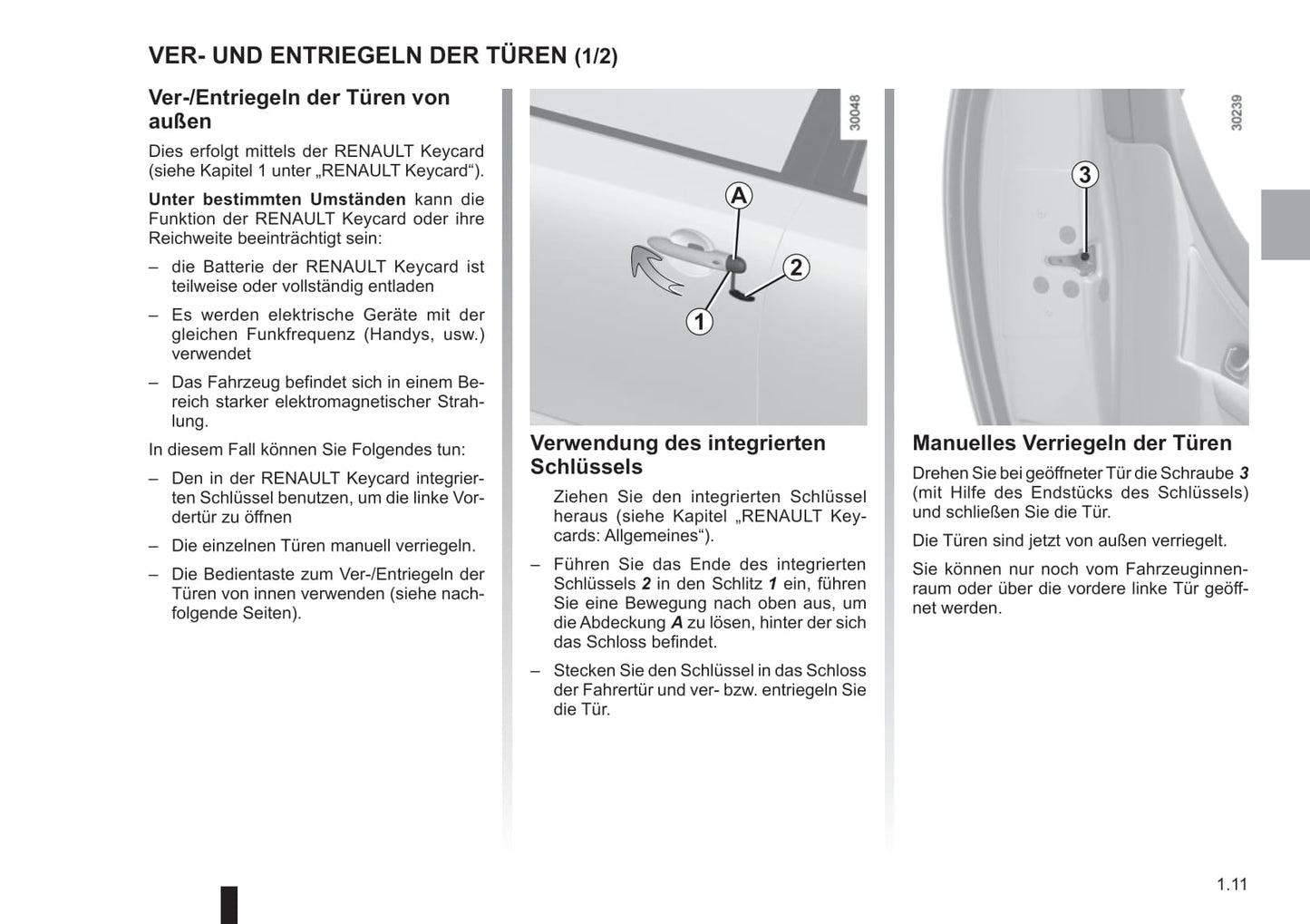 2013-2015 Renault Latitude Manuel du propriétaire | Allemand